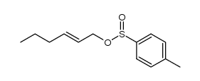 (E)-2-hexenyl p-toluenesulfinate结构式