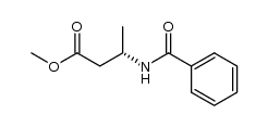 methyl ester of (S)-3-(benzoylamino)butanoic acid Structure