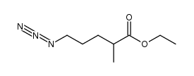 ethyl 5-azido-2-methylpentanoate Structure