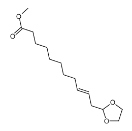 methyl 11-(1,3-dioxolan-2-yl)undec-9-enoate Structure