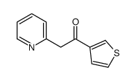 2-(2-吡啶)-1-(3-噻吩)乙酮结构式