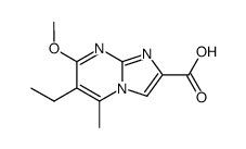 6-ethyl-7-methoxy-5-methylimidazo<1,2-a>pyrimidine-2-carboxylic acid结构式