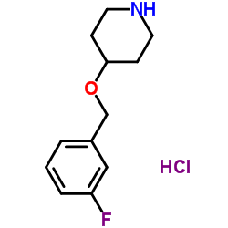 4-[(3-Fluorobenzyl)oxy]piperidine hydrochloride图片