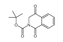 2-Methyl-2-propanyl 1,4-dioxo-3,4-dihydro-2(1H)-isoquinolinecarbo xylate结构式