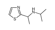 Isopropyl-(1-thiazol-2-yl-ethyl)-amine Structure