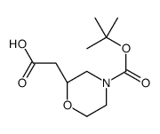 (S)-N-BOC-MORPHOLINE-2-ACETIC ACID Structure