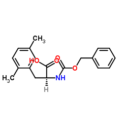 Cbz-2,5-Dimethy-L-Phenylalanine结构式