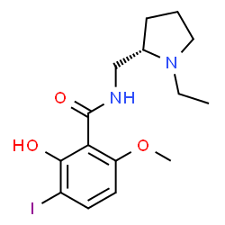 S(-)-IBZM (IODOBENZAMIDE) D2 DOPAMINE RE CEPTOR Structure