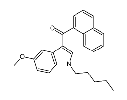 5-methoxy-3-(1-naphthoyl)-N-pentyl-1H-indole Structure