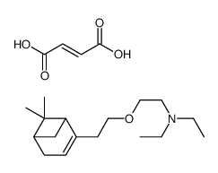 (E)-but-2-enedioic acid,2-[2-(6,6-dimethyl-4-bicyclo[3.1.1]hept-3-enyl)ethoxy]-N,N-diethylethanamine结构式