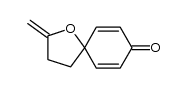 2-methylene-1-oxaspiro[4.5]deca-6,9-dien-8-one Structure