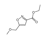 ethyl 5-(methoxymethyl)-1,2-oxazole-3-carboxylate Structure