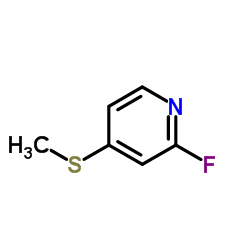 2-Fluoro-4-(methylthio)pyridine Structure