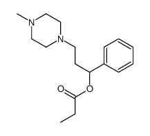 [3-(4-methylpiperazin-1-yl)-1-phenylpropyl] propanoate Structure