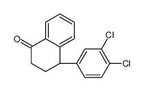 (4R)-(3',4'-Dichlorophenyl)-3,4-dihydro-2H-naphthalen-1-one结构式