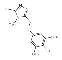 5-[(4-氯-3,5-二甲基苯氧基)甲基]-4-甲基-4H-1,2,4-噻唑-3-硫醇图片