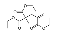 triethyl 1-methylbut-3-ene-1,1,3-tricarboxylate Structure