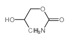 1,2-丙二醇-1-氨基甲酸酯结构式