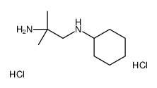 1-N-cyclohexyl-2-methylpropane-1,2-diamine,dihydrochloride Structure