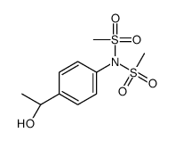 N-[4-[(1R)-1-hydroxyethyl]phenyl]-N-methylsulfonylmethanesulfonamide结构式