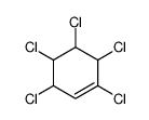 1,3,4,5,6-Pentachlorocyclohexene Structure