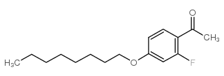 2'-FLUORO-4'-OCTYLOXYACETOPHENONE Structure