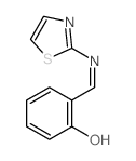 Phenol, o-(N-2-thiazolylformimidoyl)-结构式