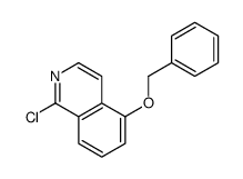 1-chloro-5-phenylmethoxyisoquinoline Structure