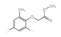 Acetic acid,2-(2,4-dichloro-6-methylphenoxy)-, methyl ester结构式