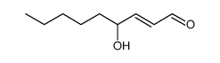 4-hydroxy-2-nonenal结构式