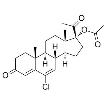 氯地孕酮醋酸盐结构式