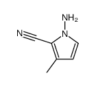 1-AMINO-3-METHYL-1H-PYRROLE-2-CARBONITRILE结构式