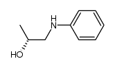 (2R)-1-N-Phenylamino-2-propanol Structure