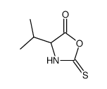 5-Oxazolidinone,4-(1-methylethyl)-2-thioxo-(9CI) Structure