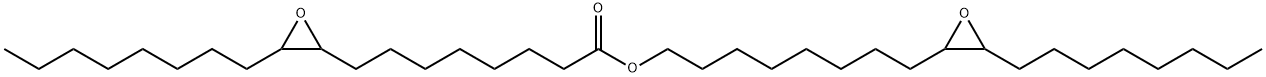 9,10-Epoxyoctadecanoic acid 9,10-epoxyoctadecan-1-yl ester structure