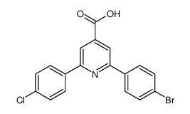 2-(4-溴苯基)-6-(4-氯苯基)吡啶-4-羧酸图片