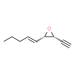 Oxirane, 2-ethynyl-3-(1-pentenyl)-, (2R,3S)-rel- (9CI) picture