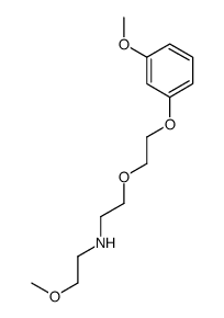 2-methoxy-N-[2-[2-(3-methoxyphenoxy)ethoxy]ethyl]ethanamine Structure