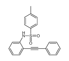 4-methyl-N-[2-(2-phenylethynyl)phenyl]benzenesulfonamide Structure