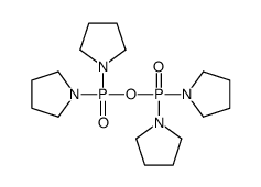 1-[dipyrrolidin-1-ylphosphoryloxy(pyrrolidin-1-yl)phosphoryl]pyrrolidine结构式