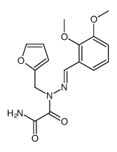 N'-[(2,3-dimethoxyphenyl)methylideneamino]-N'-(furan-2-ylmethyl)oxamide结构式