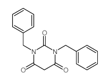 1,3-dibenzyl-1,3-diazinane-2,4,6-trione结构式