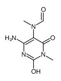 6-Amino-5-(N-formyl-N-methyl)-3-methyluracil结构式