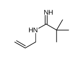 2,2-dimethyl-N'-prop-2-enylpropanimidamide结构式