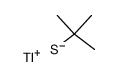 tert.-butanethiolato thallium(I)结构式