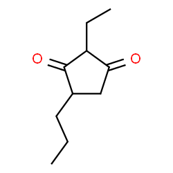 2-Ethyl-4-propyl-1,3-cyclopentanedione Structure