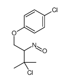 1-chloro-4-(3-chloro-3-methyl-2-nitrosobutoxy)benzene Structure