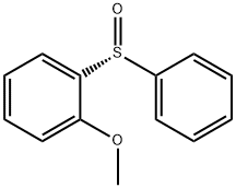 +)-S-o-Anisyl S-phenyl sulphoxid结构式