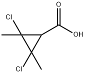 2,3-Dichloro-2,3-dimethylcyclopropanecarboxylic acid structure