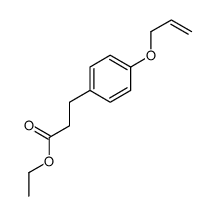 ethyl 3-(4-prop-2-enoxyphenyl)propanoate Structure